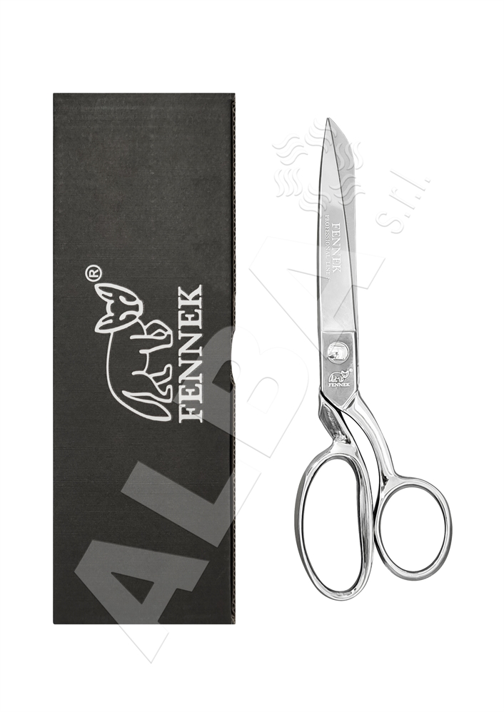 FORBICE RIFILO 8 FENNEK C40/8 TUTTA NICHELATA - 19,5CM