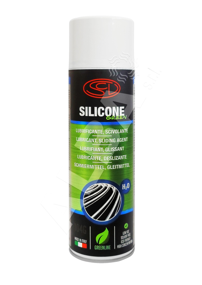 SPRAY SILICONE GREEN - SENZA SOLVENTE A1025GREEN 500ML