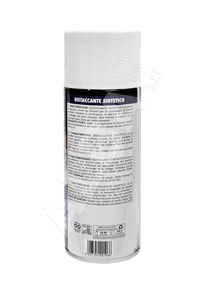SPRAY DISTACCANTE SINTETICO PER PLASTICA 400ML