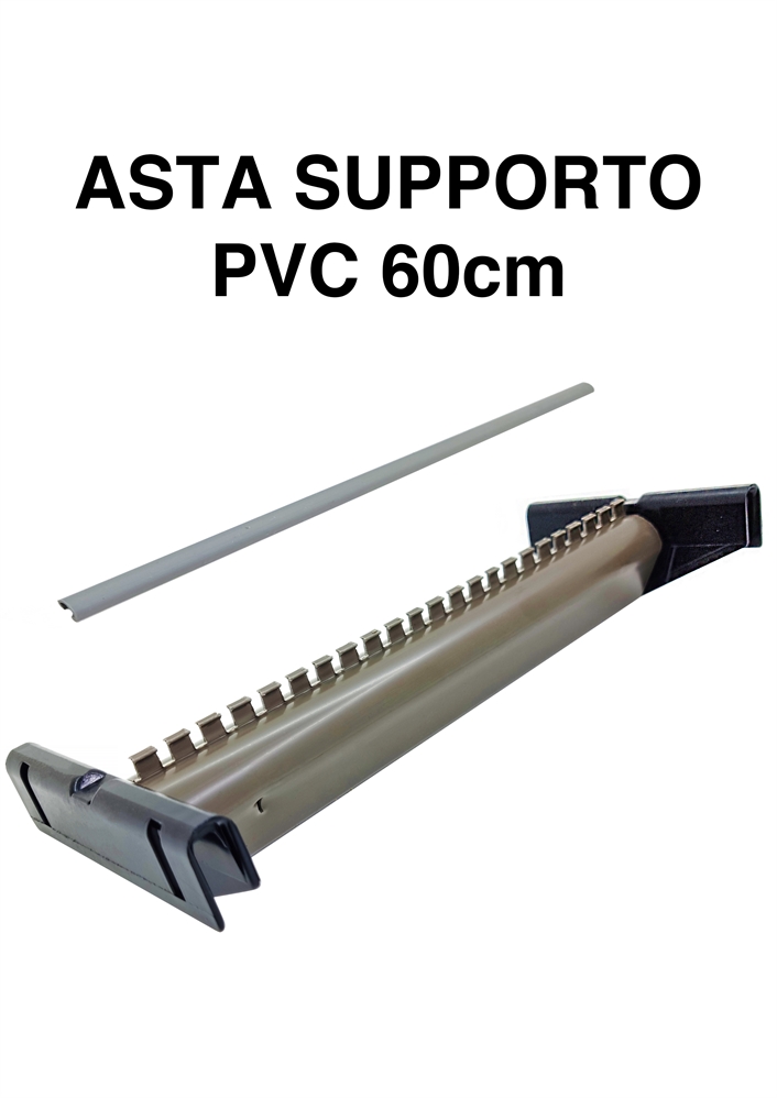 ASTA SUPPORTO PVC C/ASTINA CM 60