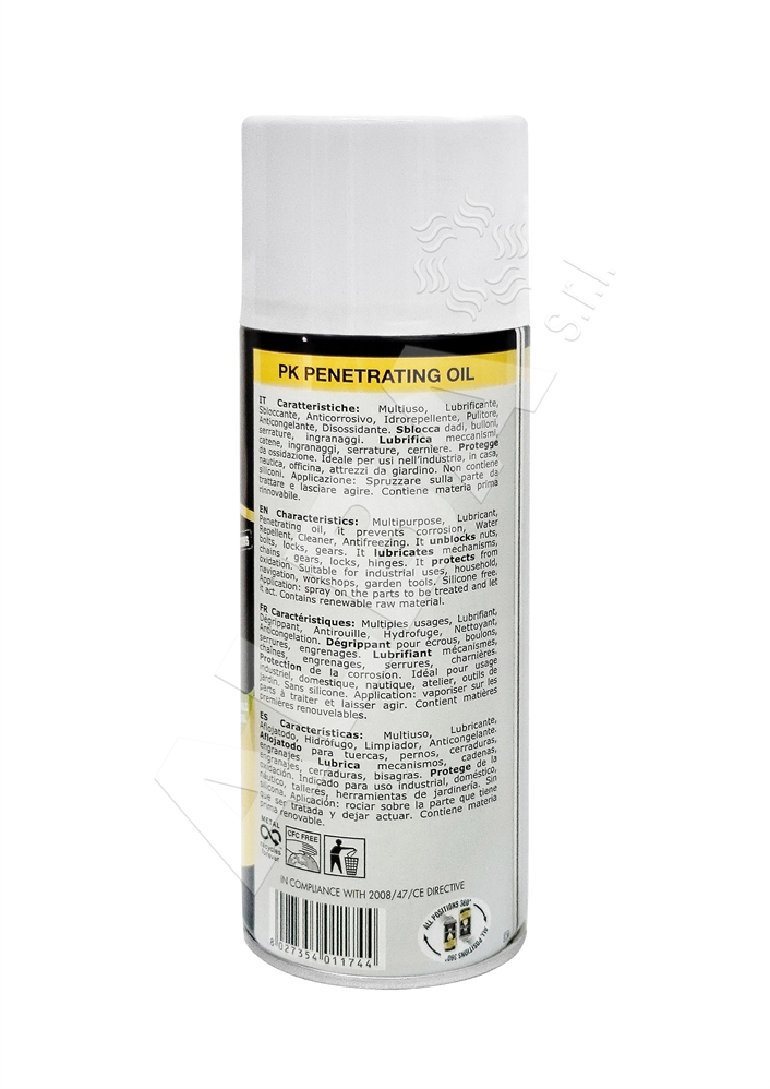 SPRAY PK LUBRIFICANTE/SBLOCCANTE MULTIUSO 7 FUNZIONI 400ML