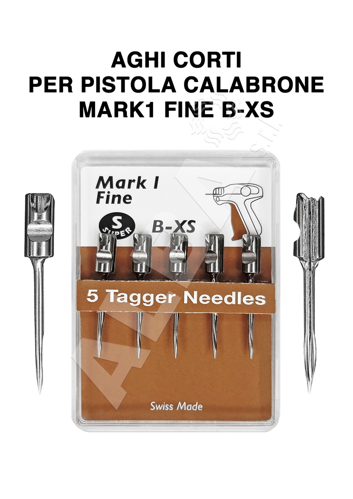 AGHI BANOK 503XS ACCIAIO CROMATO MARK1 FINE B-XS CORTO CONF.5PZ