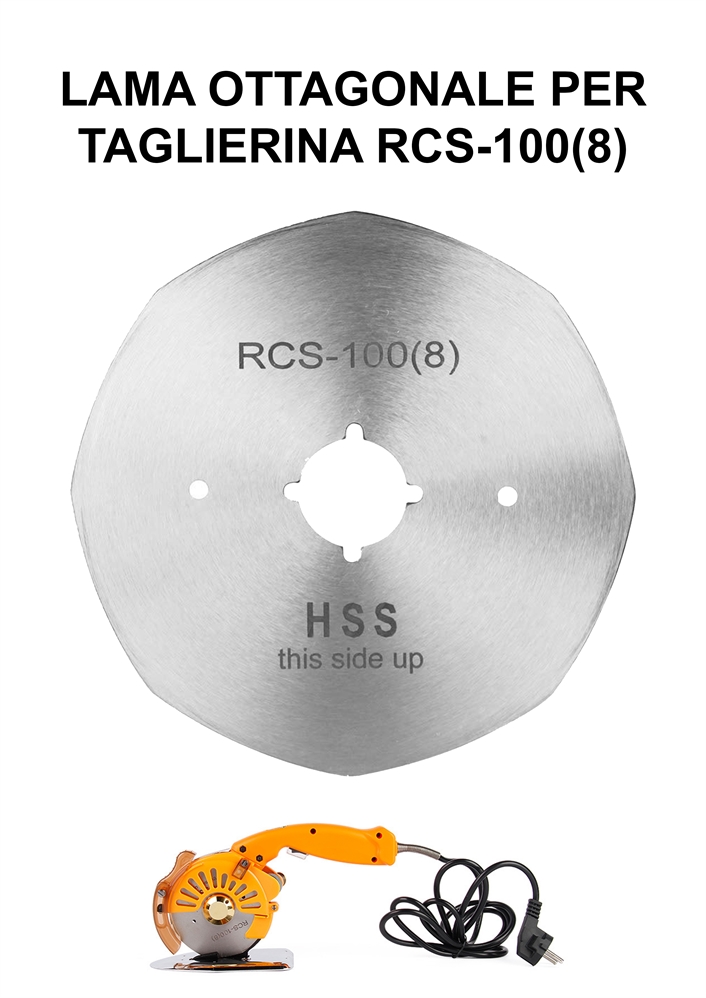 LAMA OTTAGONALE TAGLIERINA RCS-100(8)