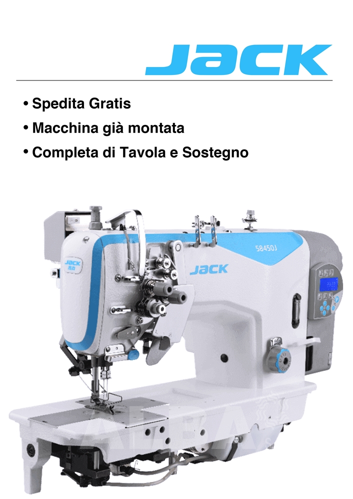 JACK 58750J-405E MACCHINA 2 AGHI DISINNESTABILI (GANCIO GRANDE)