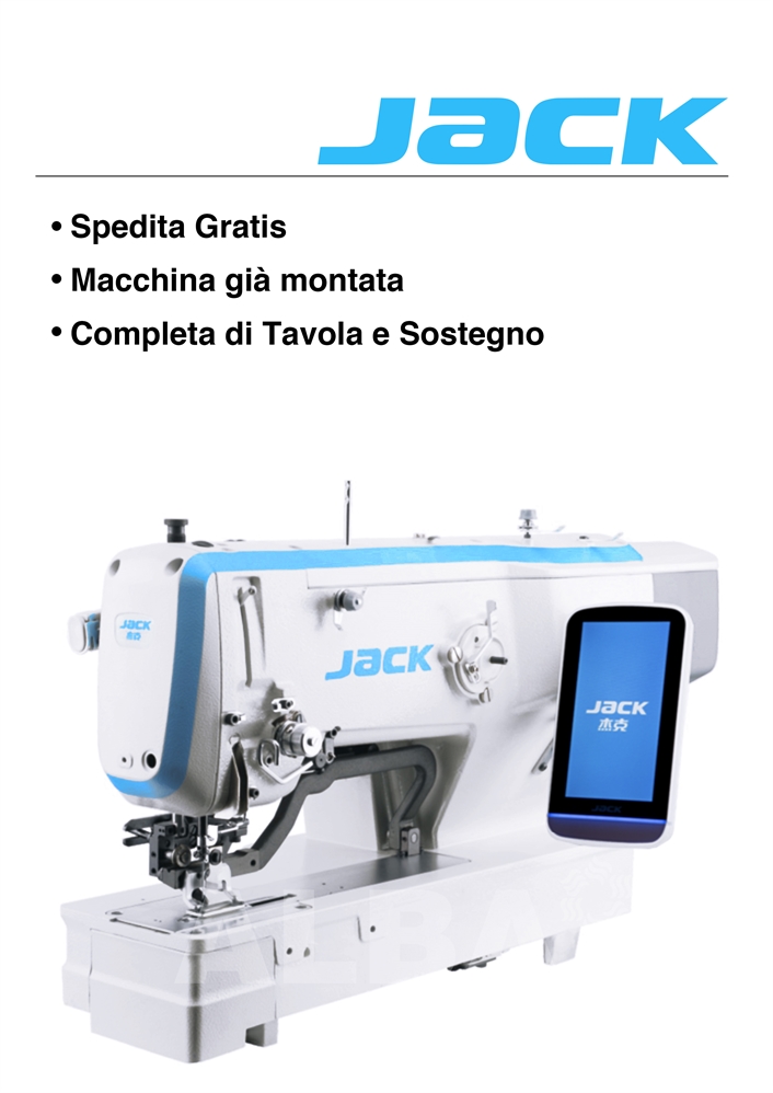 JACK 1790GS-1-D MACCHINA ASOLATRICE ELETTRONICA COMPLETA