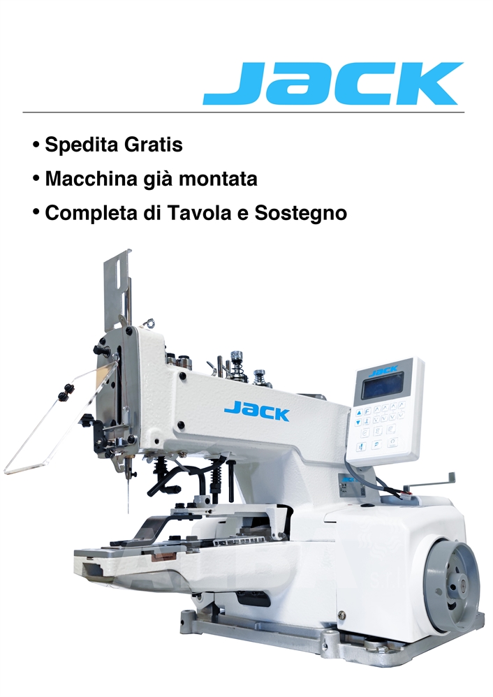 JACK JK-T1377 MACCHINA ATTACCABOTTONI PUNTO CATENELLA MECCANICA