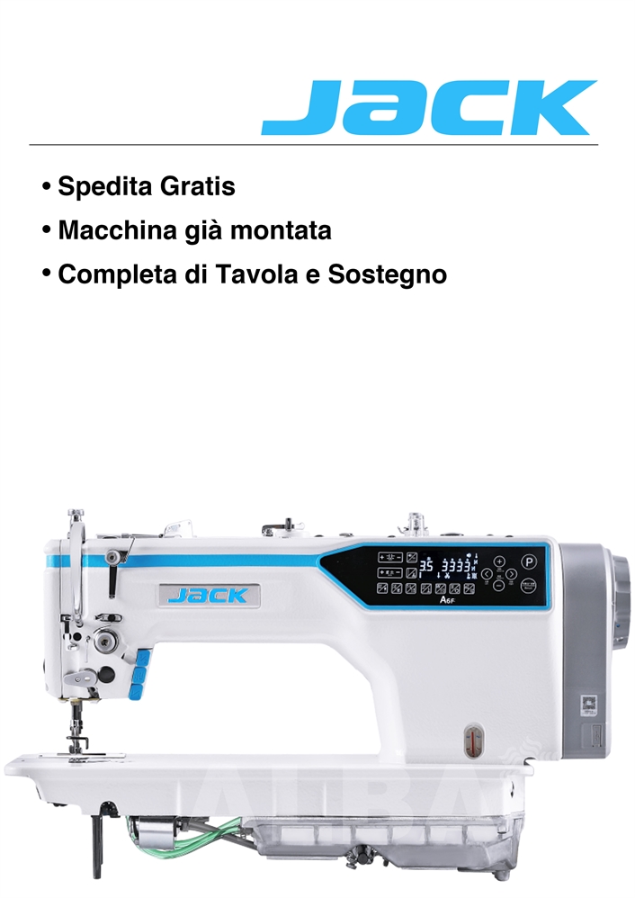 JACK A6-FE-Q-PK MACCHINA LINEARE C/PULLER TRASPORTO P.AGO