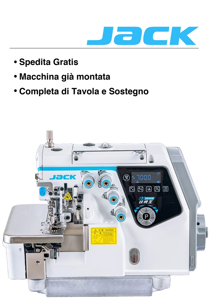 JACK 7C-4-M03/333 URUS TAGLIACUCI 2AGHI 4FILI INTELLIG. ARTIF.