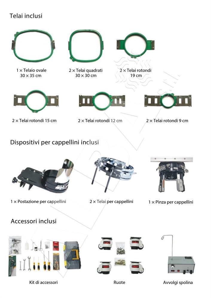 SIMAC 1201M MACCHINA DA RICAMO CAMPO 30x35cm 1 TESTA 12 AGHI
