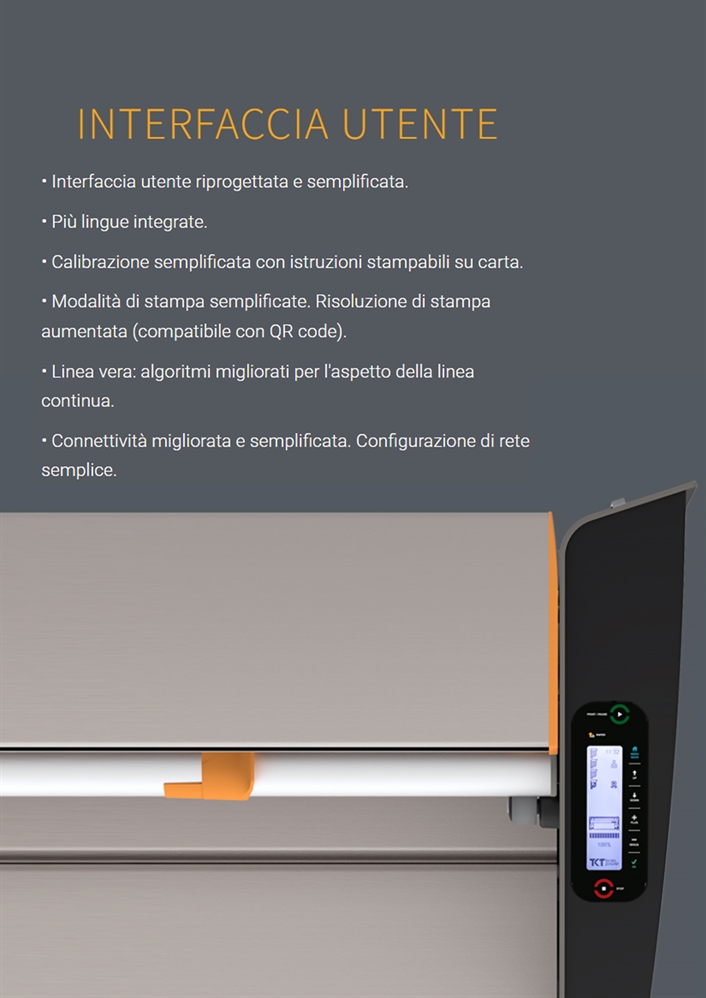 PLOTTER PER ABBIGLIAMENTO TKT TDOT 180 - ETHERNET - 2 TESTINE