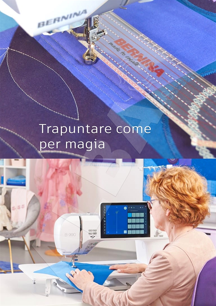 BERNINA B990 MACCHINA PER CUCIRE E RICAMARE CON UNITA' RICAMO XL