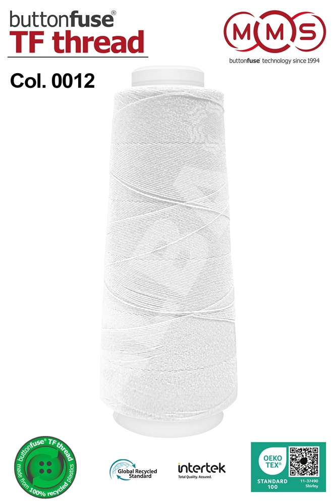 FILATO MMS BUTTON FUSE 260MT COL.0012 TERMOFUSIBILE BIANCO