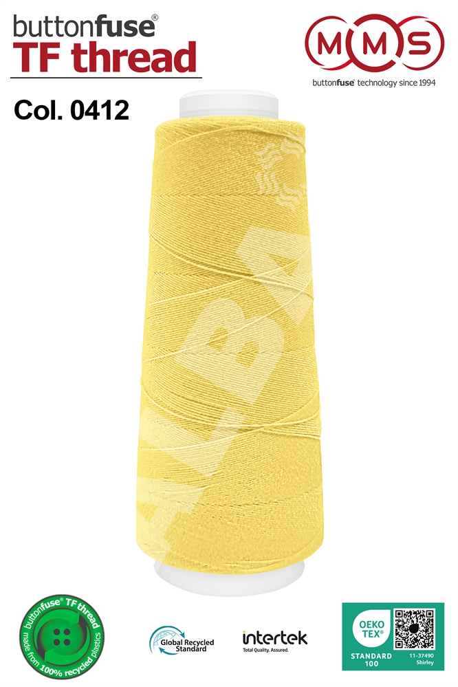FILATO MMS BUTTON FUSE 260MT COL.0412 TERMOFUSIBILE GIALLO