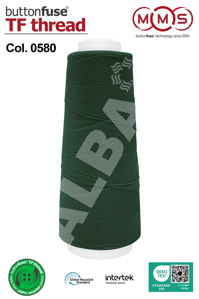 FILATO MMS BUTTON FUSE 260MT COL.0580 TERMOFUSIBILE VERDE SCURO