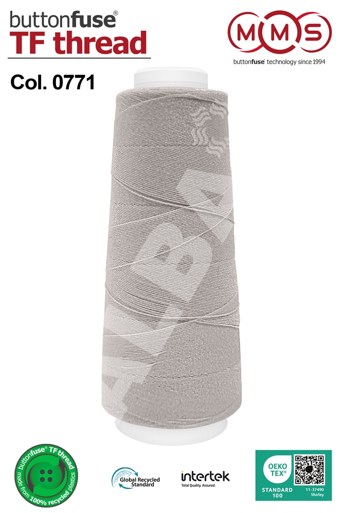 FILATO MMS BUTTON FUSE 260MT COL.0771 TERMOFUSIBILE GRIGIO