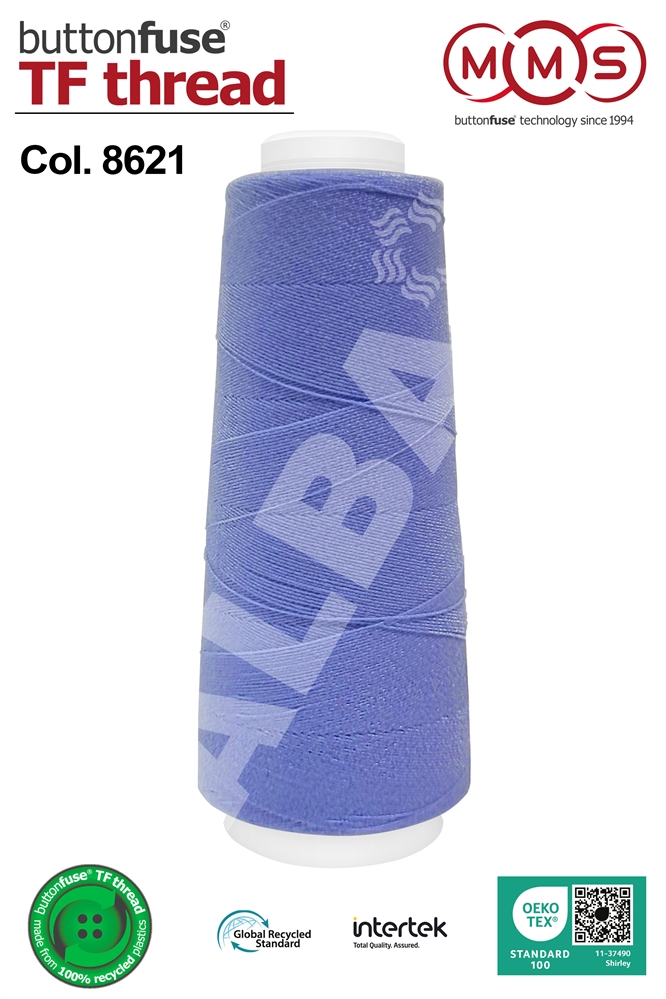 FILATO MMS BUTTON FUSE 260MT COL.8621 TERMOFUSIBILE BLU CHIARO