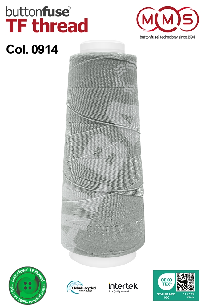 FILATO MMS BUTTON FUSE 260MT COL.0914 TERMOFUSIBILE GRIGIO