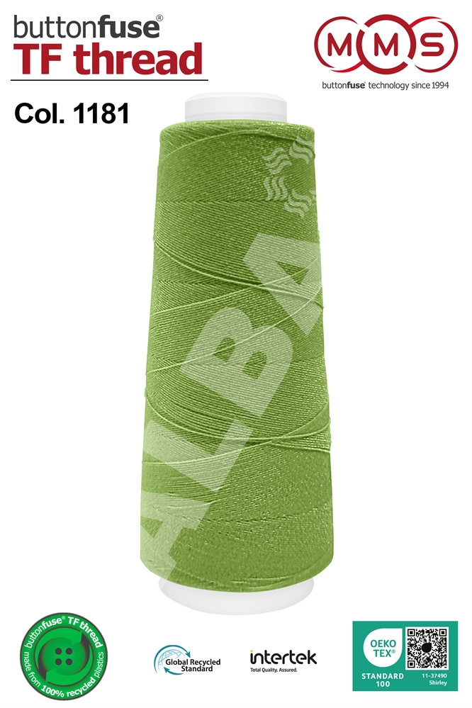 FILATO MMS BUTTON FUSE 260MT COL.1181 TERMOFUSIBILE VERDE
