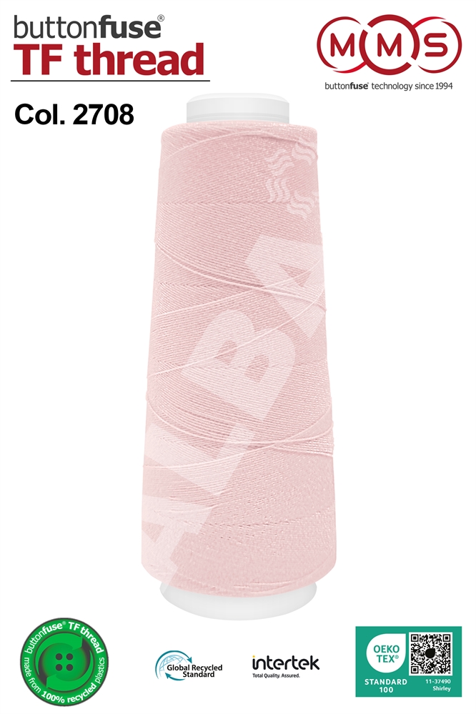 FILATO MMS BUTTON FUSE 260MT COL.2708 TERMOFUSIBILE ROSA