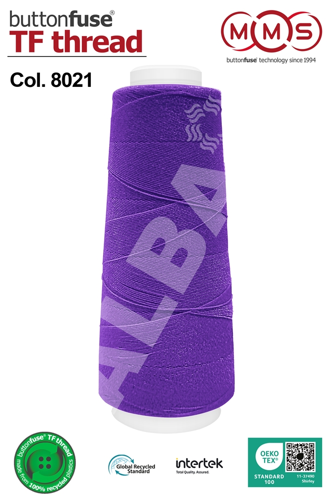 FILATO MMS BUTTON FUSE 260MT COL.8021 TERMOFUSIBILE VIOLA
