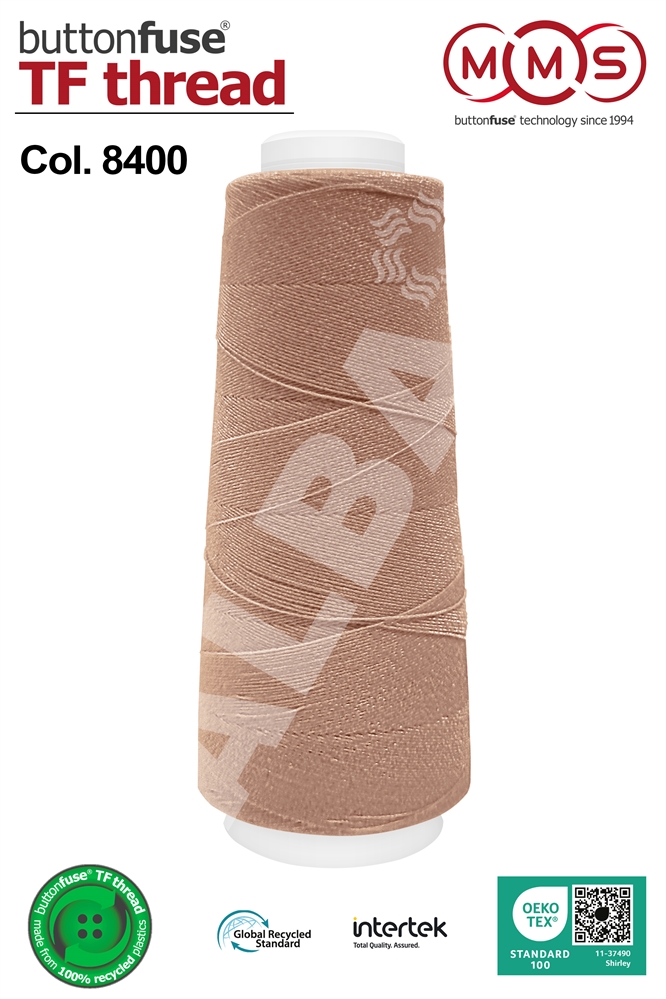 FILATO MMS BUTTON FUSE 260MT COL.8400 TERMOFUSIBILE MARRONE