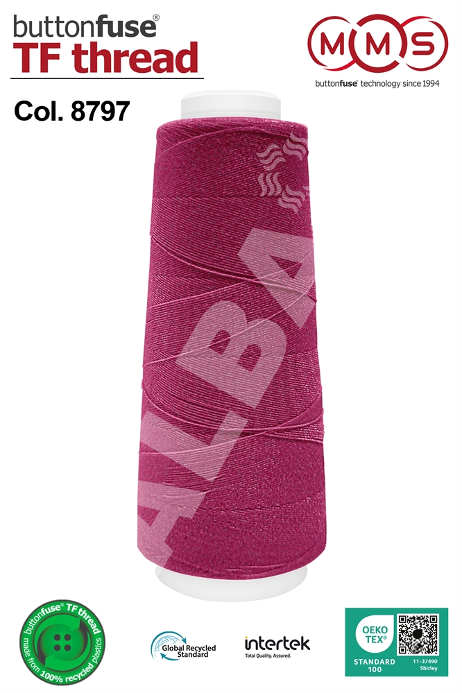 FILATO MMS BUTTON FUSE 260MT COL.8797 TERMOFUSIBILE FUCSIA