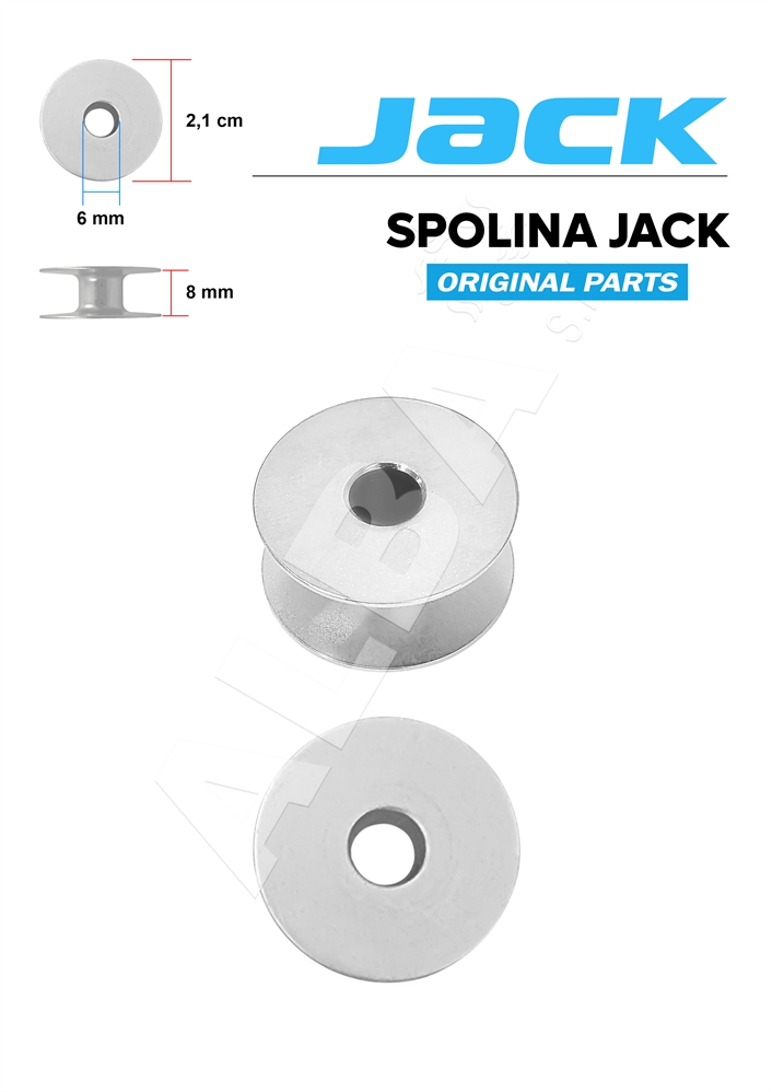 SPOLINA PER LINEARE JACK (ALLUMINIO) 5550-1019 (4A) B9117-552-A0