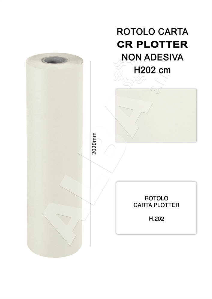 CARTA CR PLOTTER H.202   (NON ADESIVA)