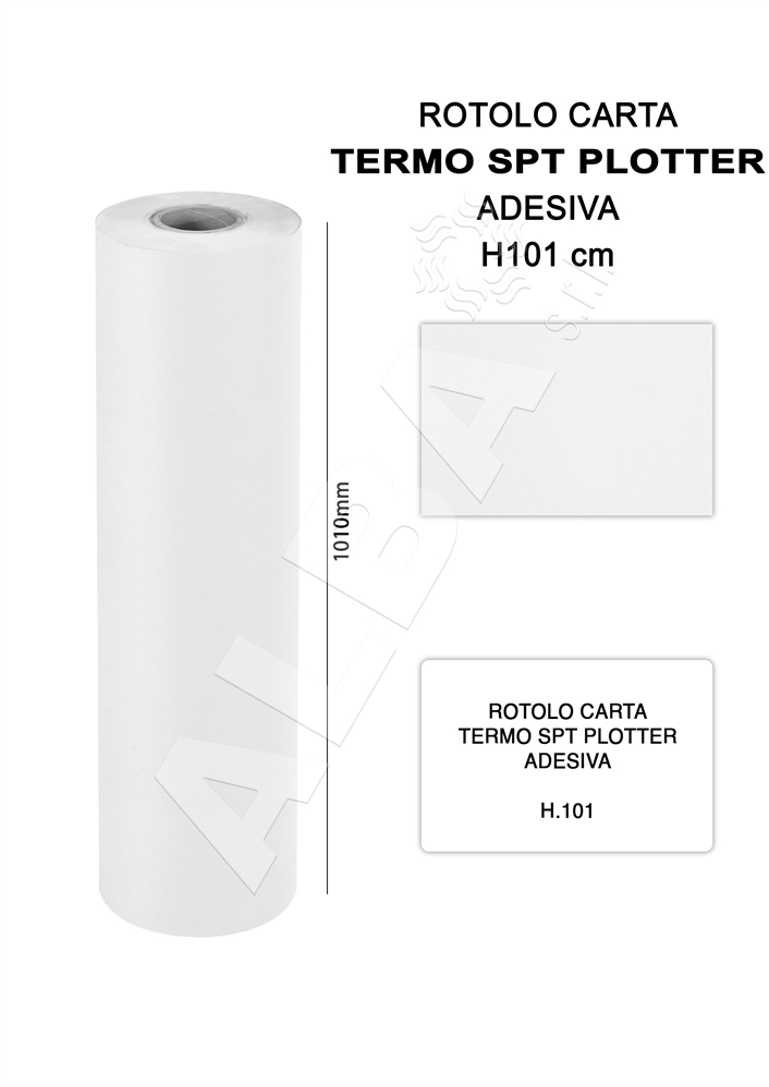 CARTA TERMO SPT PLOTTER H.101   (ADESIVA)            rif.PLHS9S