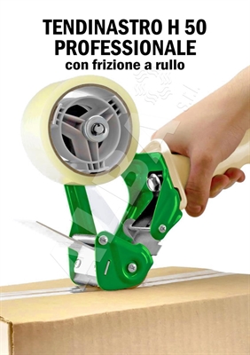 DISPENSER TENDINASTRO PER NASTRO ADESIVO MM.50 CON FRIZIONE TOP
