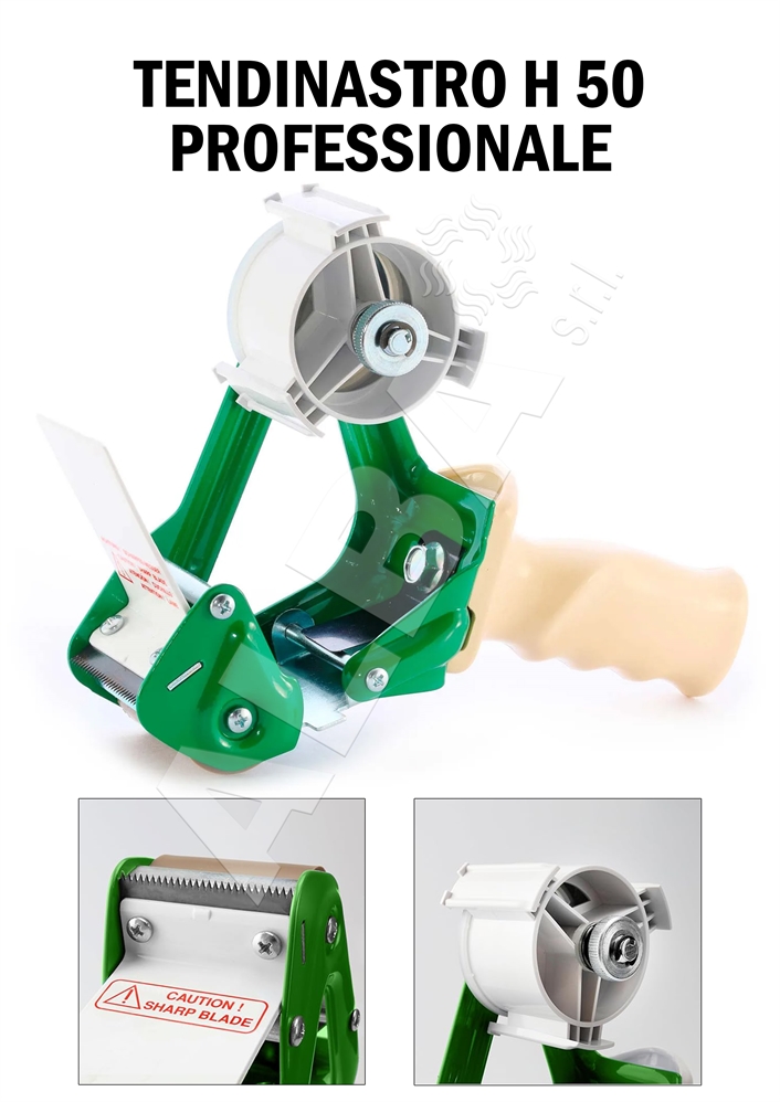 DISPENSER TENDINASTRO PER NASTRO ADESIVO MM.50 CON FRIZIONE TOP