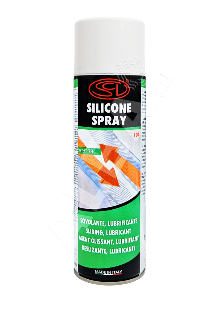 SILICONE SPRAY SOLVENT FREE - SCIVOLANTE LUBRIFICANTE 500ML