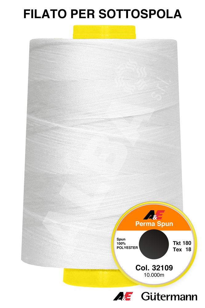 PERMA SPUN 180/10000mt Col. 32109 BIANCO OTTICO (SOTTOSPOLA)