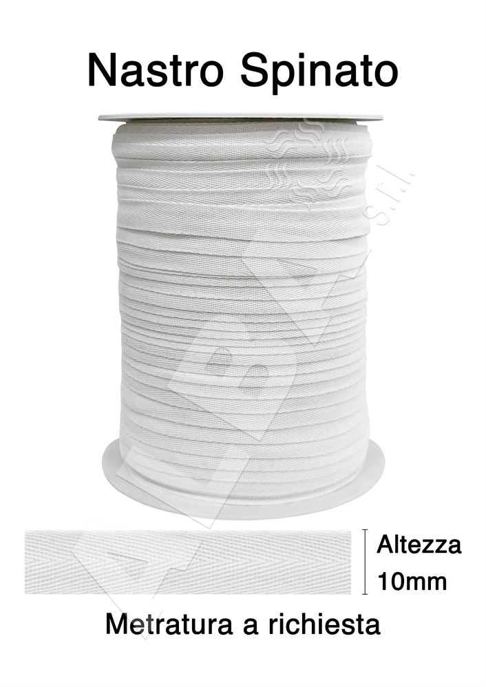 NASTRO SPIGHETTA MM010 COL 9979     COTONE 100%